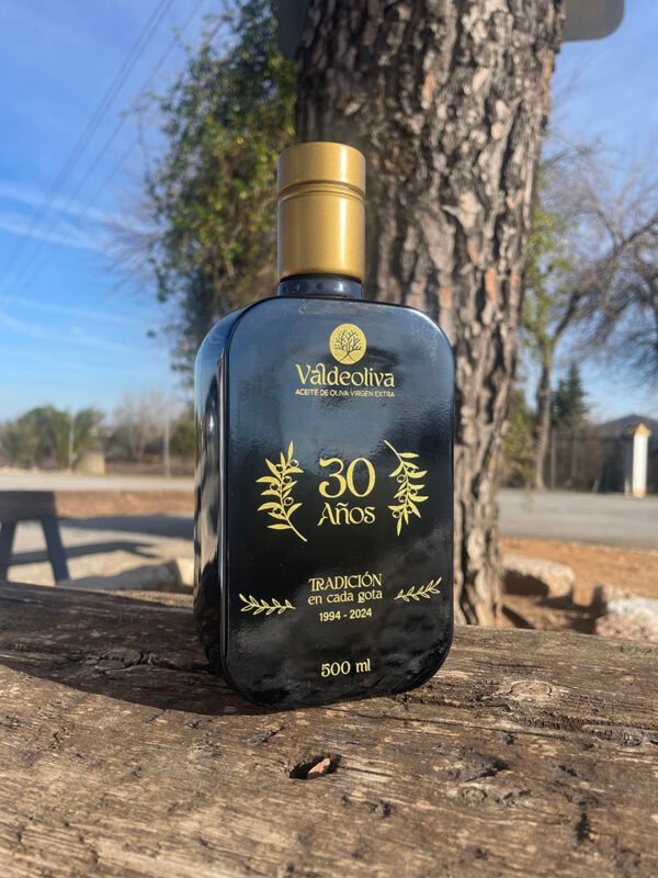 Aceite de Oliva Virgen Extra Premium – Pack 2 botellas cristal 500 mL (Edición Especial 30 Años) - Imagen 2