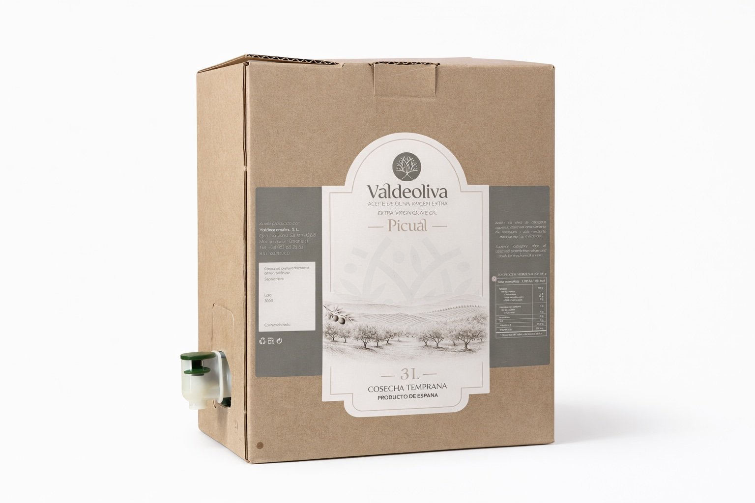 Bag in Box 3 Litros | Aceite de Oliva Virgen Extra Picual